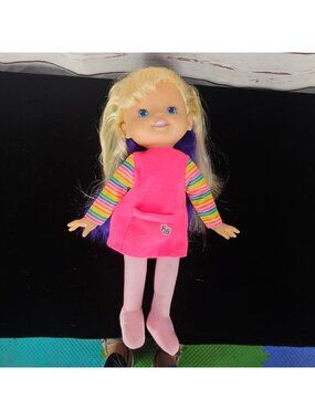 Rainbow Brite 1996 Hallmark Doll With Rainbow Hair & Pink Outfit 15 Inches